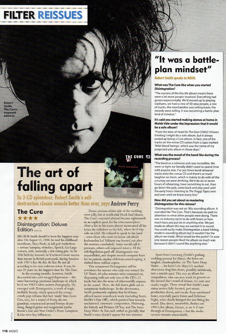 The Cure 2010 Reviews